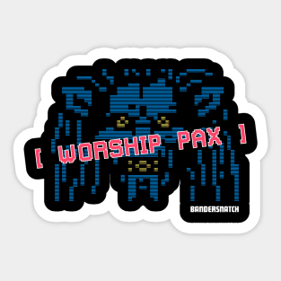 WORSHIP PAX Black Mirror Bandersnatch Sticker